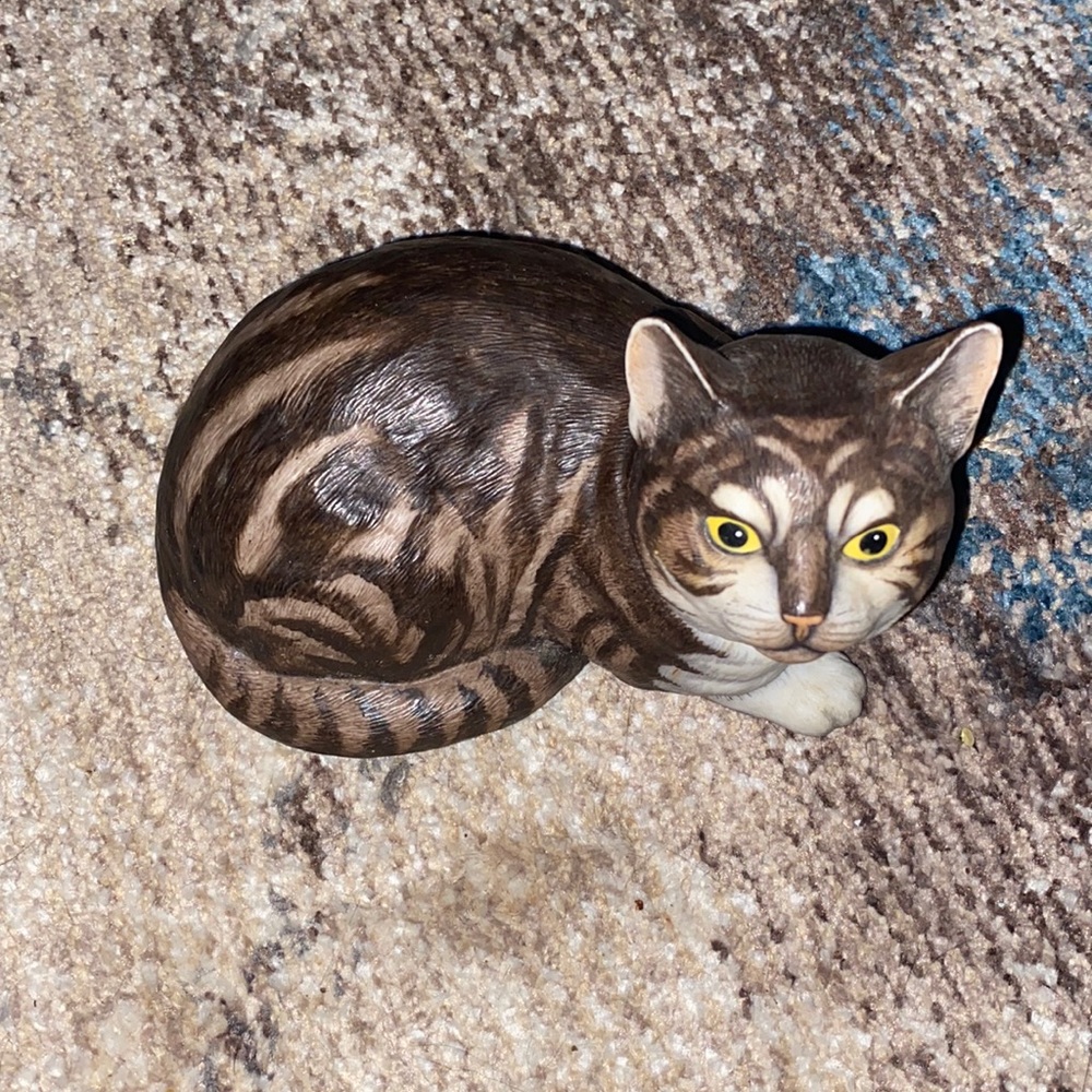 💎RARE💎Collectible Vintage “Fascination” By Eric Tenney ‘Limited Edition’ Cat